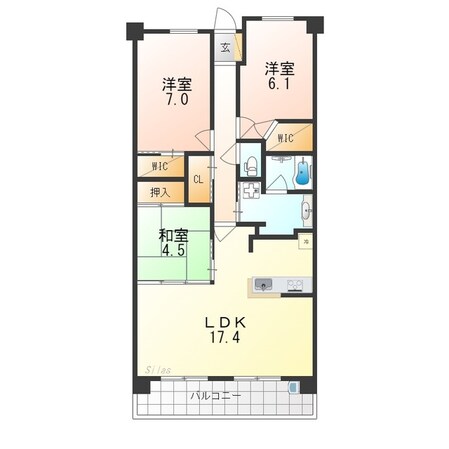 ミリカ・ヒルズ　1街区の物件間取画像